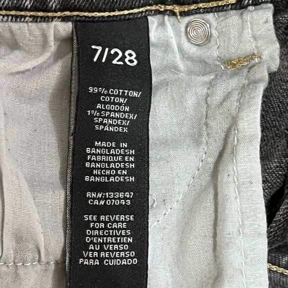 Kendall + Kylie‎ Black Denim Cutoff Shorts "The Drifter" Highrise 28 - Picture 4 of 5